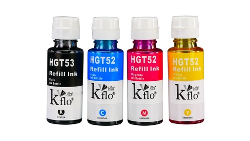 Kflo® Tinta Compatible GT53 Y GT52
