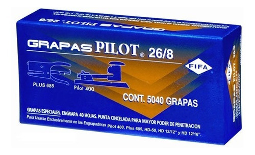 Pilot Grapas 26/8