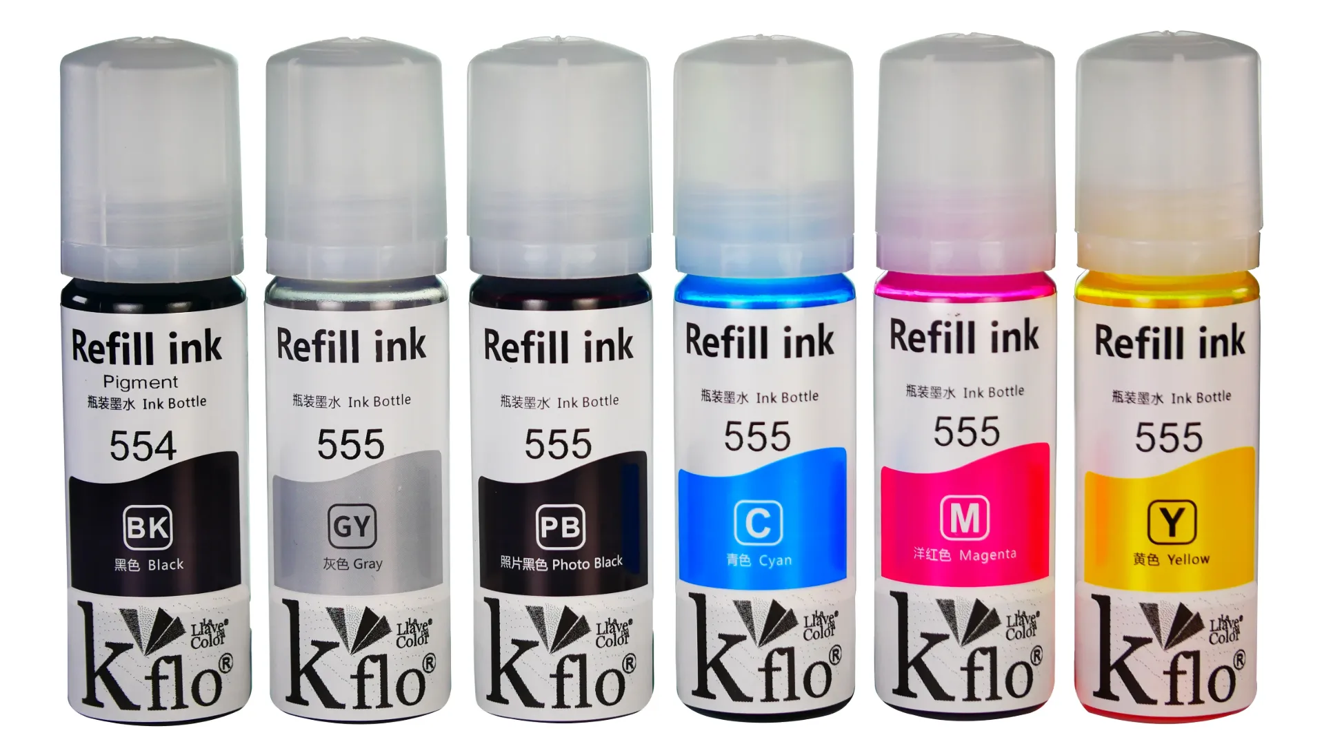 Kflo® Tinta Compatible T554 Y T555 (*)
