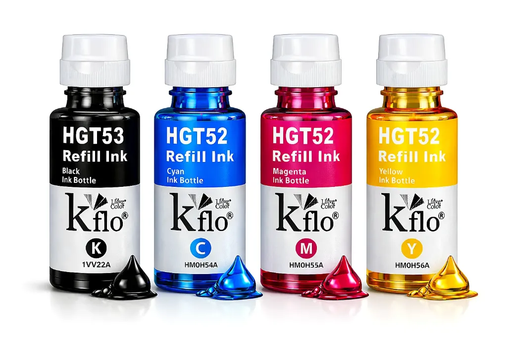 Kflo® Tinta Compatible GT53 Y GT52 (*)