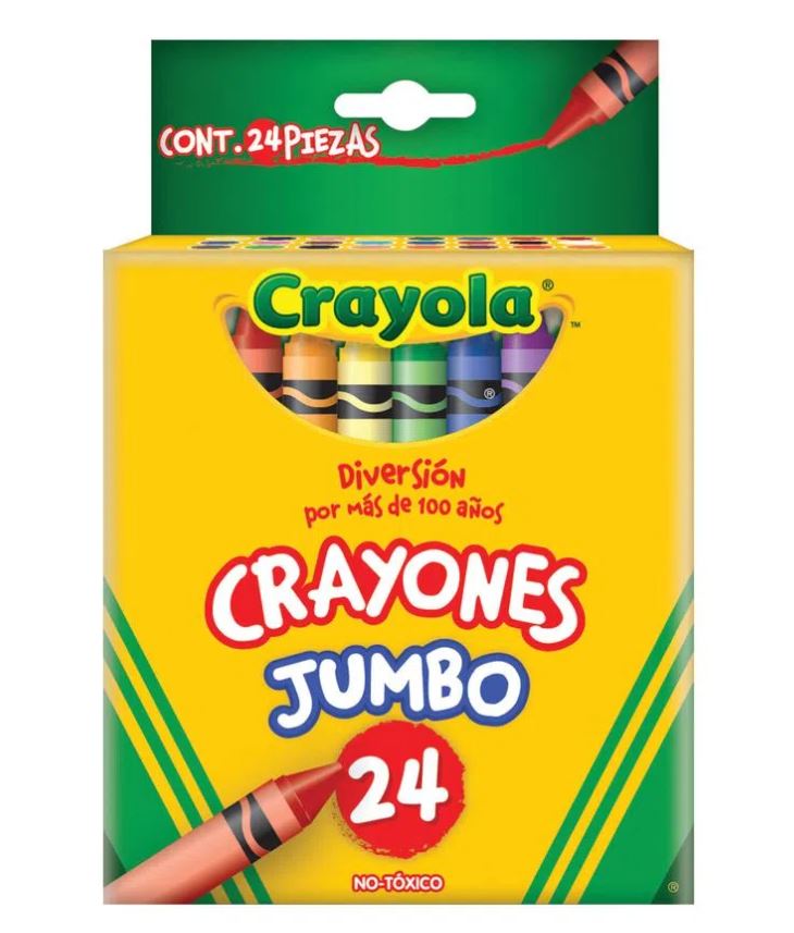 Crayola Crayones Jumbo C/24