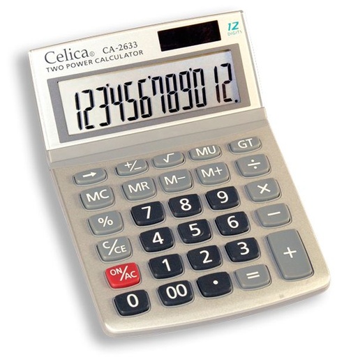 [Calculadora CA-2633] Celica Calculadora 12 Dígitos CA-2633