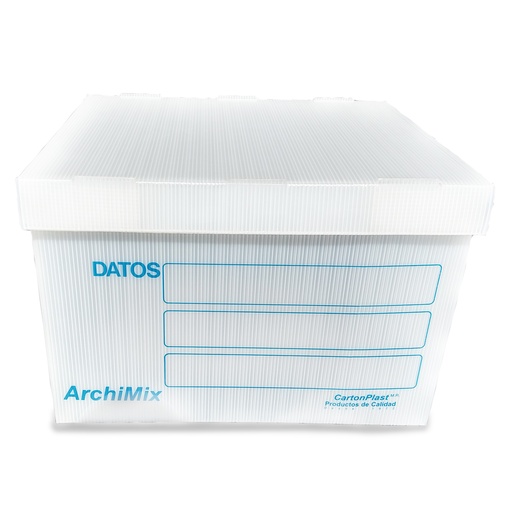 [Caja Archivo Muerto Oficio Plástico] Archimix Caja De Archivo Muerto Tamaño Oficio Plástico
