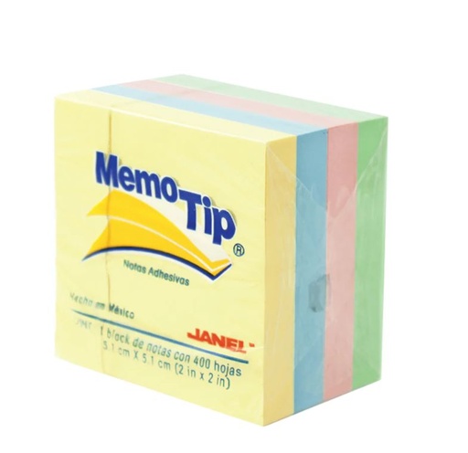 [Postit Chico Pastel] Janel Block Memo Tip Cubo Chico Pastel