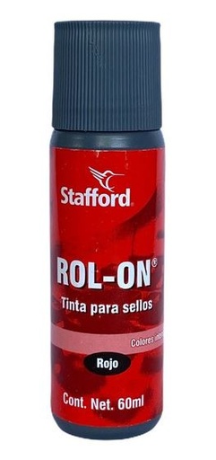 [Rolón Rojo] Stafford Tinta Para Sello Rolón Rojo