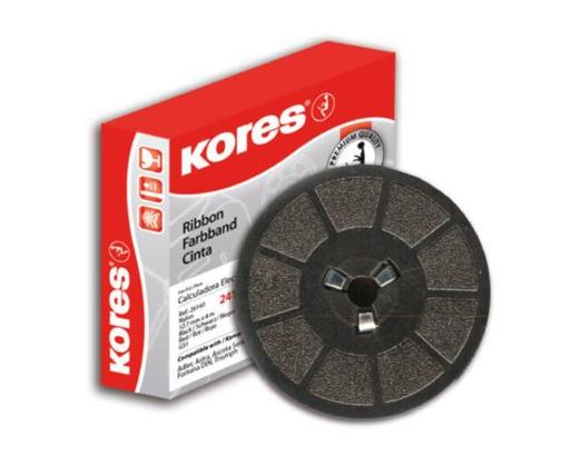 [Cinta P/Sumadora Kores Negro-Rojo 3.5cm] Kores Cinta Ribbon 241 Negro-Rojo