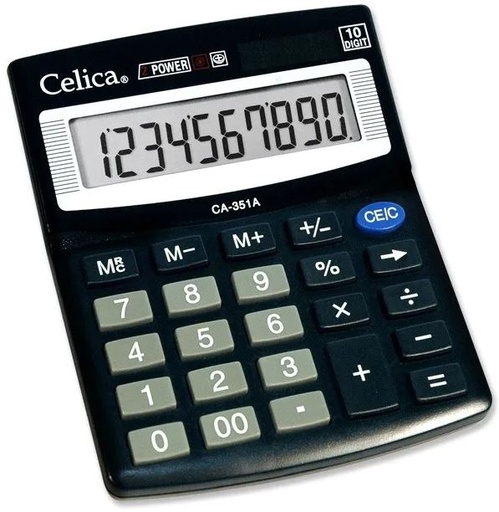 [Calculadora CA-351A] Celica Calculadora 10 Dígitos CA-351A