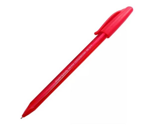 [Papermate P.F Rojo] Papermate Bolígrafo Kilometrico Punto Fino Rojo