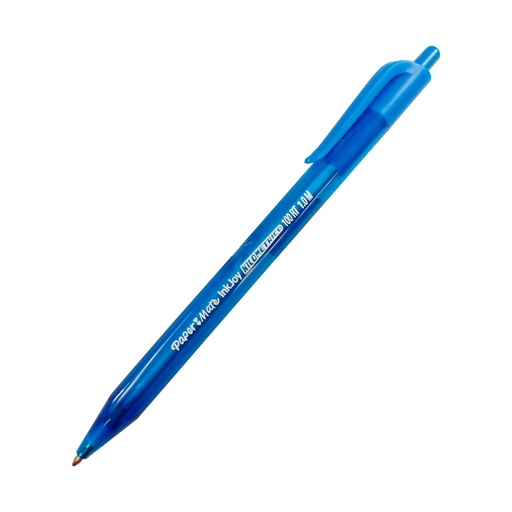 [Retráctil P.M Azul] Papermate Bolígrafo Kilometrico Retráctil Punto Medio Azul