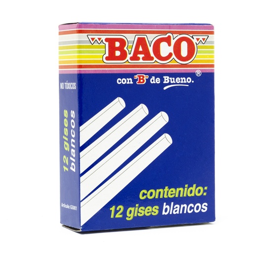 [Gis Blanco C/12] Baco Gises Blancos C/12