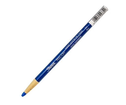 [Marcador Cera Azul] Sharpie Marcador De Cera Azul