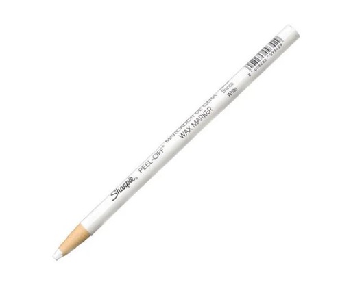 [Marcador Cera Blanco] Sharpie Marcador De Cera Blanco