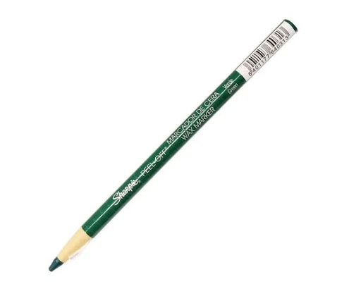 [Marcador Cera Verde] Sharpie Marcador De Cera Verde