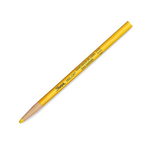 [Marcador Cera Amarillo] Sharpie Marcador De Cera Amarillo