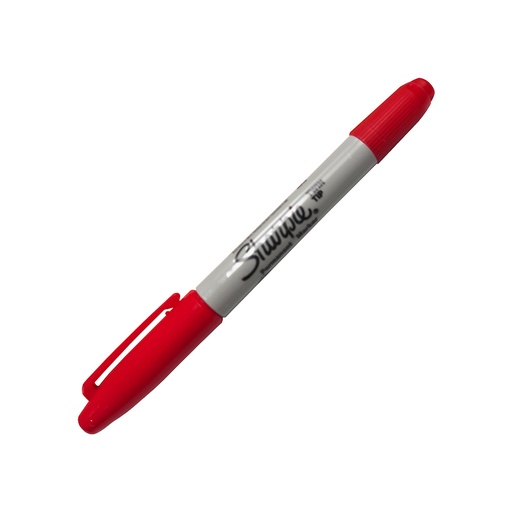 [Twin Rojo] Sharpie Twin Marcador Rojo